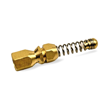 Rohrreinigungsdüse für Kärcher Kränzle 1/8" NEUHEIT Spiral Spiraldüse Feder6