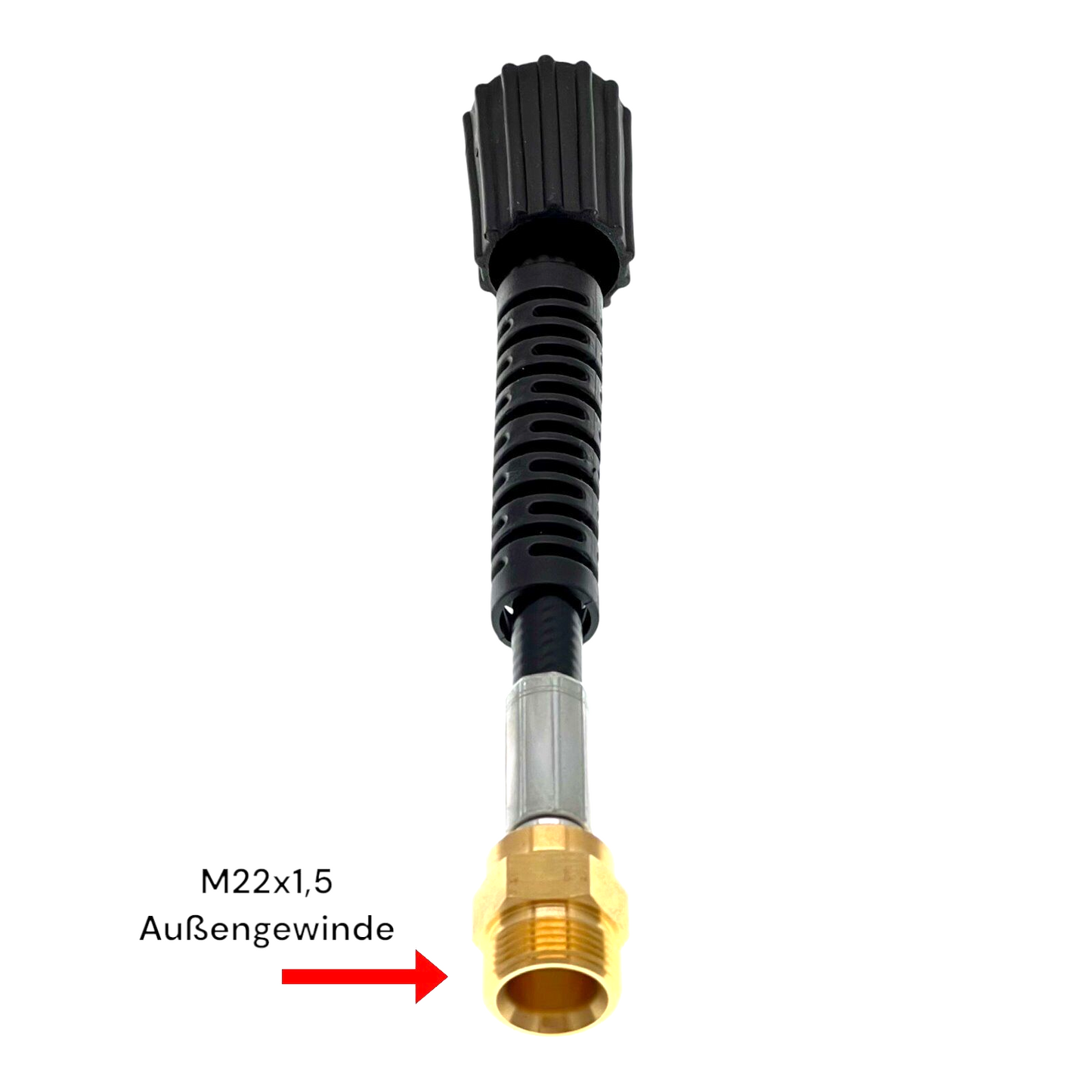 Hochdruck Adapter für Kärcher M22 x1,5 AG auf Nilfisk 1/2" IG Schlauchverbinder3