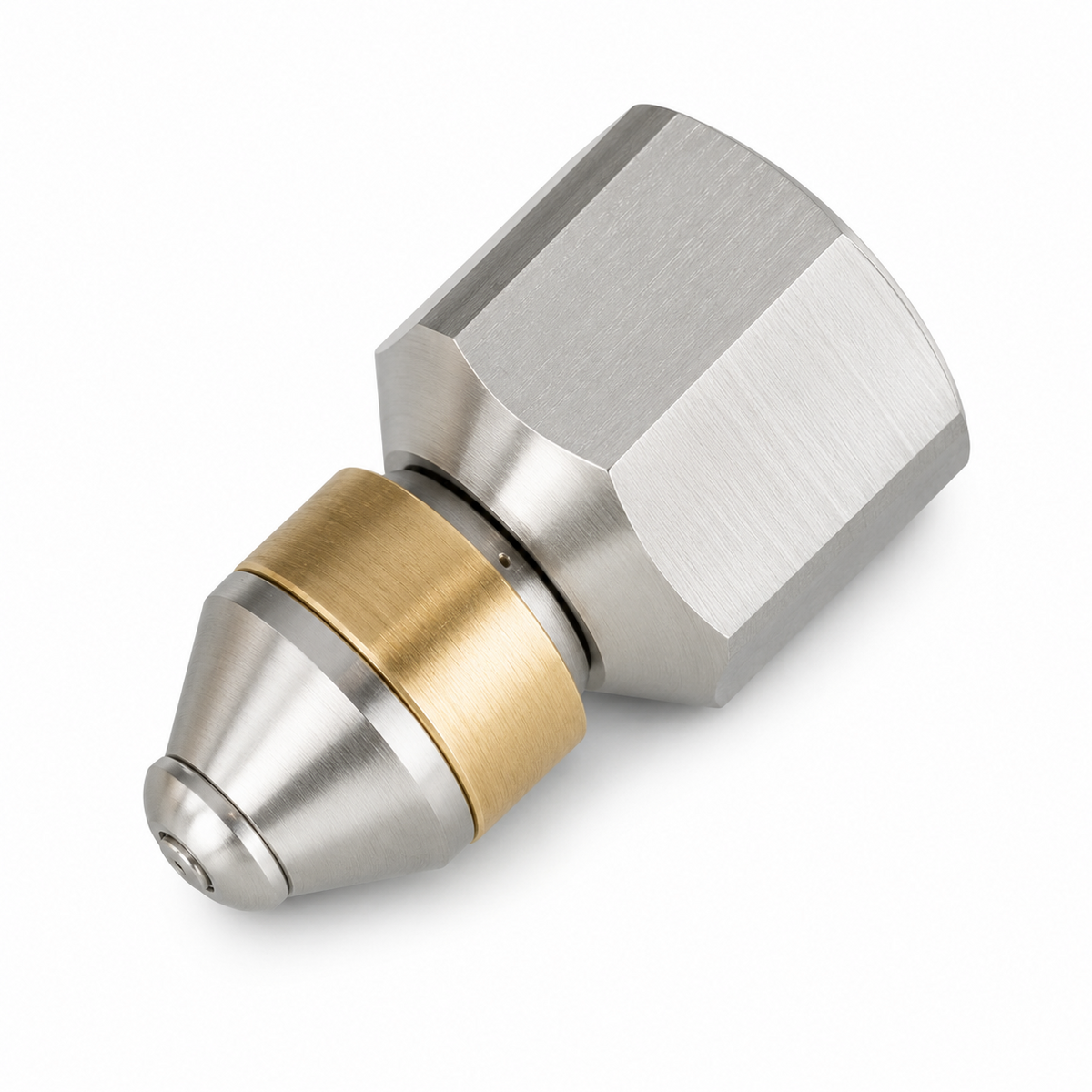Rotierende für Kärcher WAP Kränzle Nilfisk Rohrreinigungsdüse 3/8" IG Spitze6