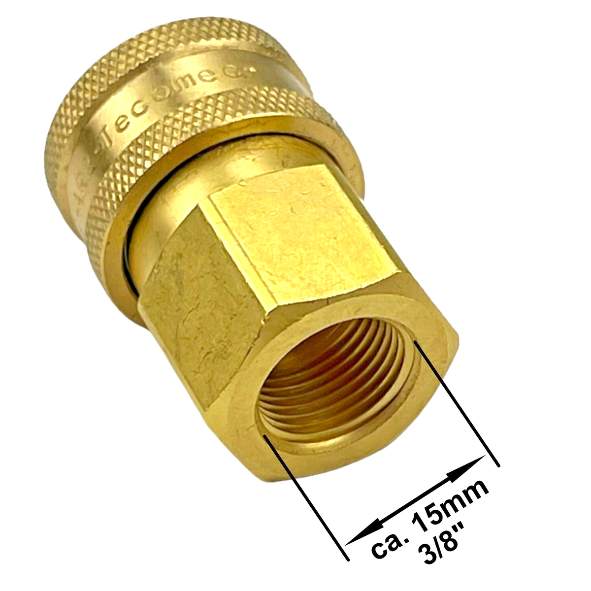 Hochdruckreiniger Schnellkupplung 3/8" mit 3/8" IG Verbinder Adapter Kupplung2