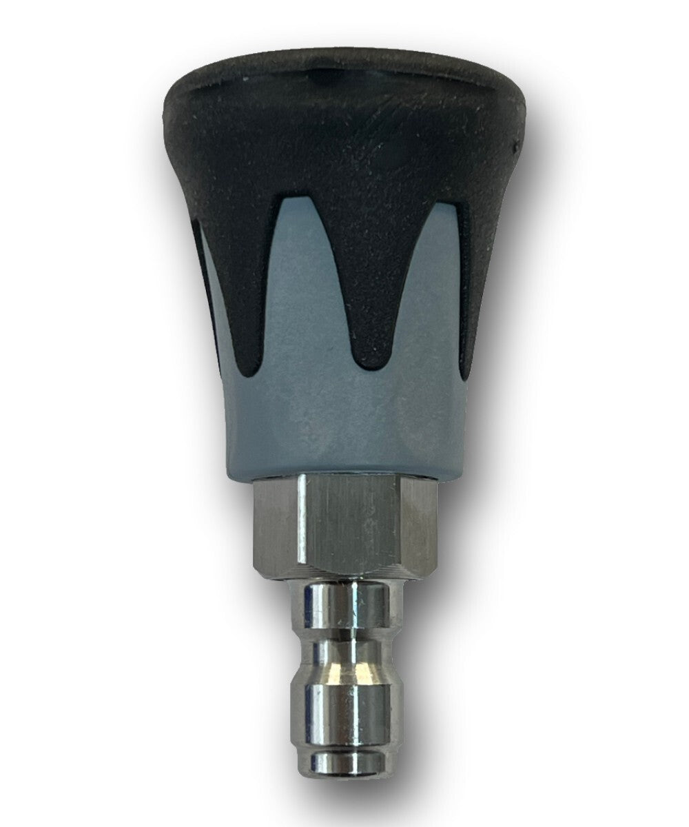 Düsenschutz für 1/8" Flachstrahldüse mit 1/4" Schnellkupplung Stecker Hochdruck1