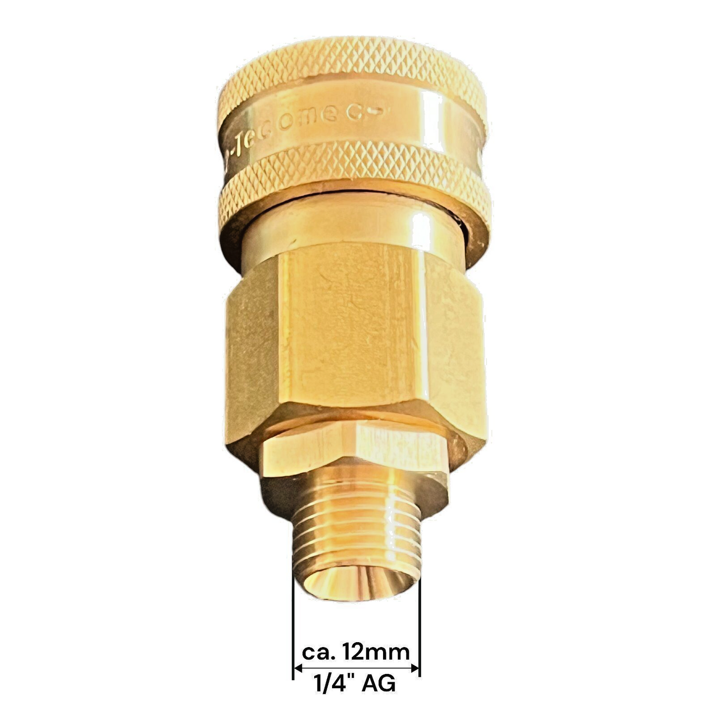 Hochdruckreiniger Schnellkupplung 3/8" mit 1/4" AG Verbinder Adapter Kupplung3