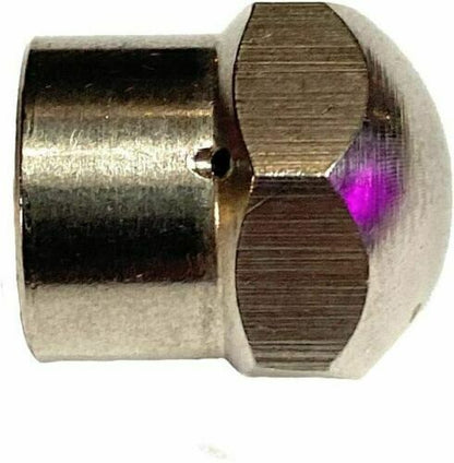 Rohrreinigungsdüse mit Front- und Rückstrahl 1/8" Gewinde für Kärcher Nilfisk...