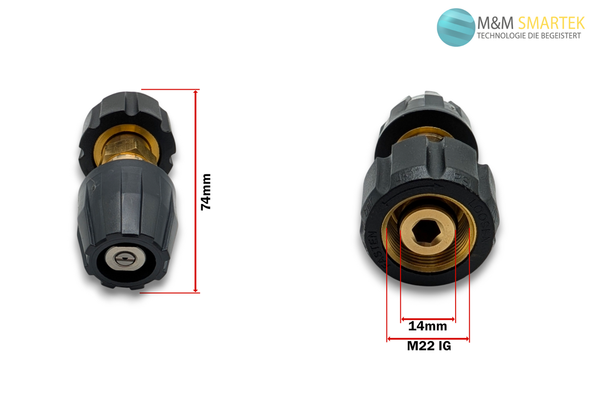 Minilanze für Kärcher HD HDS M22 Innengewinde mit Flachdüse Hochdruckreiniger1
