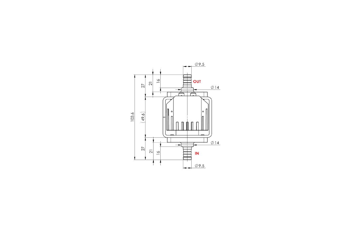 Gotec Wasserpumpe für Kärcher Puzzi 100 200 8/1 10/2 10/1 C ADV Hagerty V 1147248