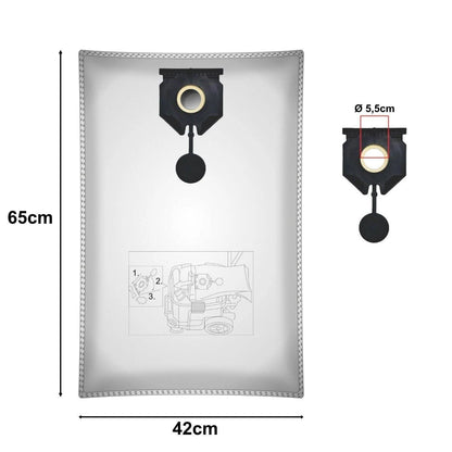 1 Filter & 5 Staubsaugerbeutel geeignet für Kärcher wie 2.889-154.0 NT 30/1 30L - 1-filter-5-staubsaugerbeutel-geeignet-fur-karcher-wie-2-889-154-0-nt-30-1-30l von M&M Smartek®