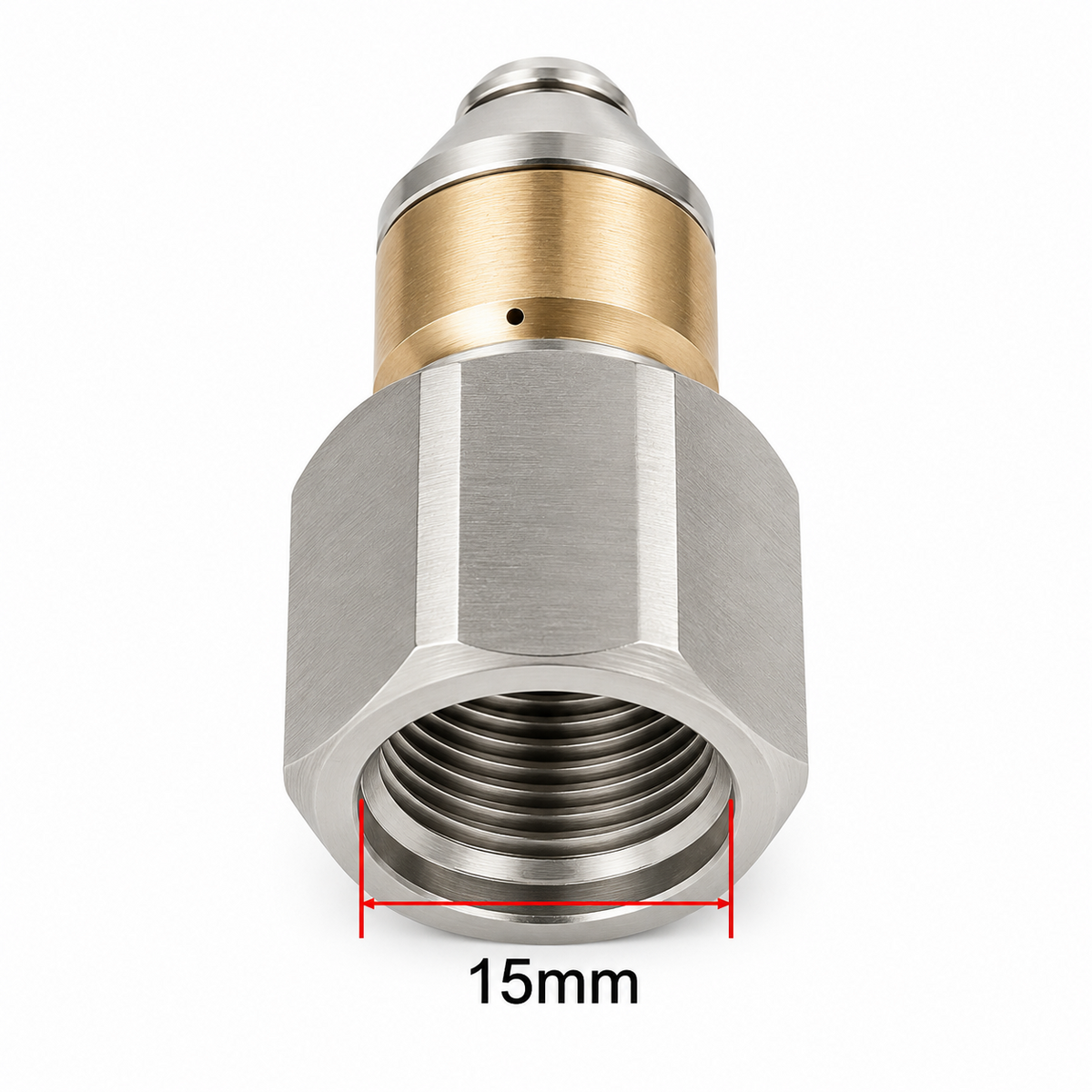 Rotierende für Kärcher WAP Kränzle Nilfisk Rohrreinigungsdüse 3/8" IG Spitze1