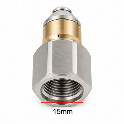 Rotierende für Kärcher WAP Kränzle Nilfisk Rohrreinigungsdüse 3/8" IG Spitze1
