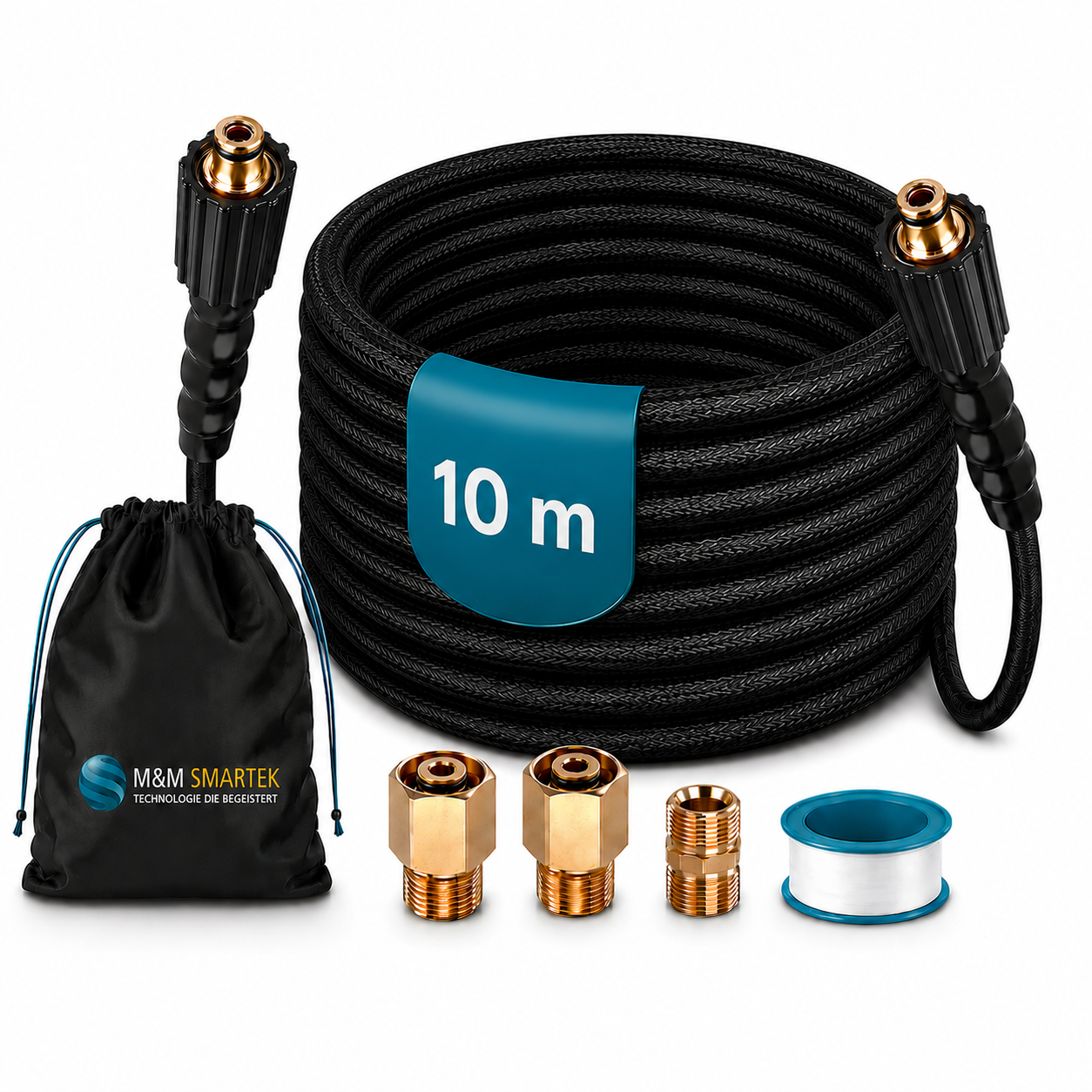 10 Meter Hochdruckschlauch Verlängerung für Kärcher EasyLock HD 200bar + Adapter9