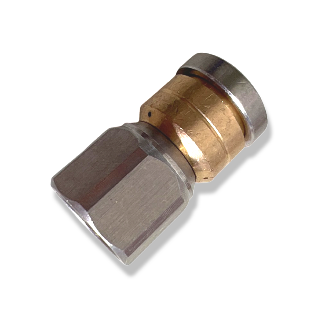 Rotierende Rohrreinigungsdüse 1/4" IG für Kärcher WAP Alto Kränzle Nilfisk etc.