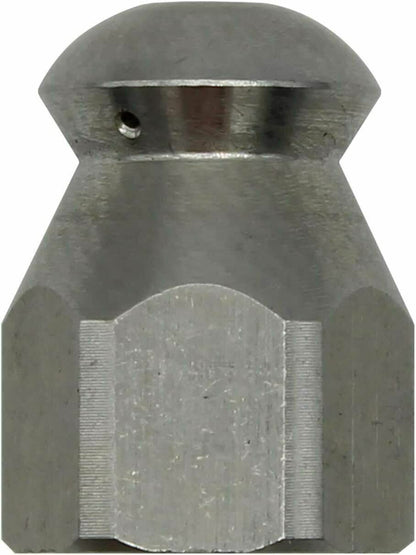 Rohrreinigungsdüse Edelstahl starr 3/8" IG für Kanalreinigung / Raketendüse