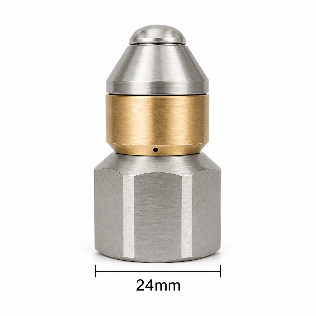 Rotierende für Kärcher WAP Kränzle Nilfisk Rohrreinigungsdüse 3/8" IG Spitze2
