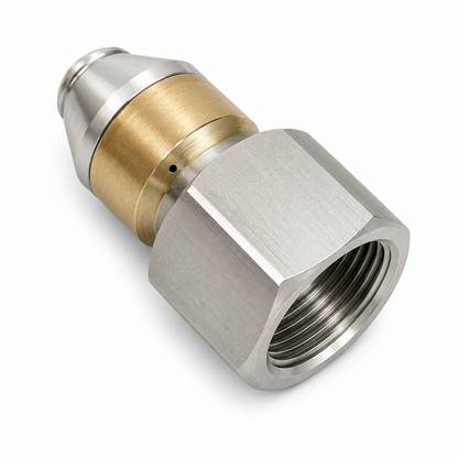 Rotierende für Kärcher WAP Kränzle Nilfisk Rohrreinigungsdüse 3/8" IG Spitze0