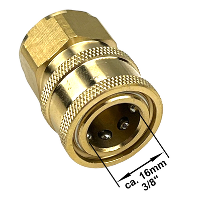 Hochdruckreiniger Schnellkupplung 3/8" mit M22x1,5 IG Verbinder Adapter Kupplung1