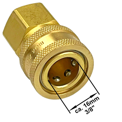 Hochdruckreiniger Schnellkupplung 3/8" mit 3/8" IG Verbinder Adapter Kupplung1