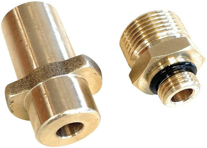 Bajonett Adapter M22 x 1.5 AG Messing für Kärcher K2  K7 Home & Garden 2 teilig12