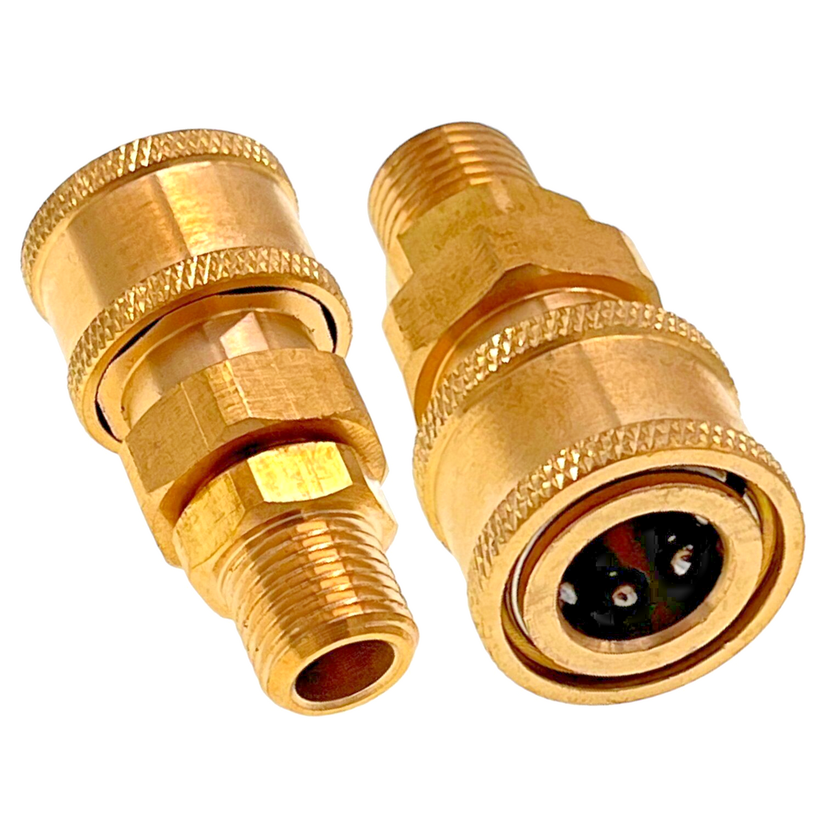 Hochdruckreiniger Schnellkupplung 1/4" mit 1/4" AG Verbinder Adapter Kupplung0