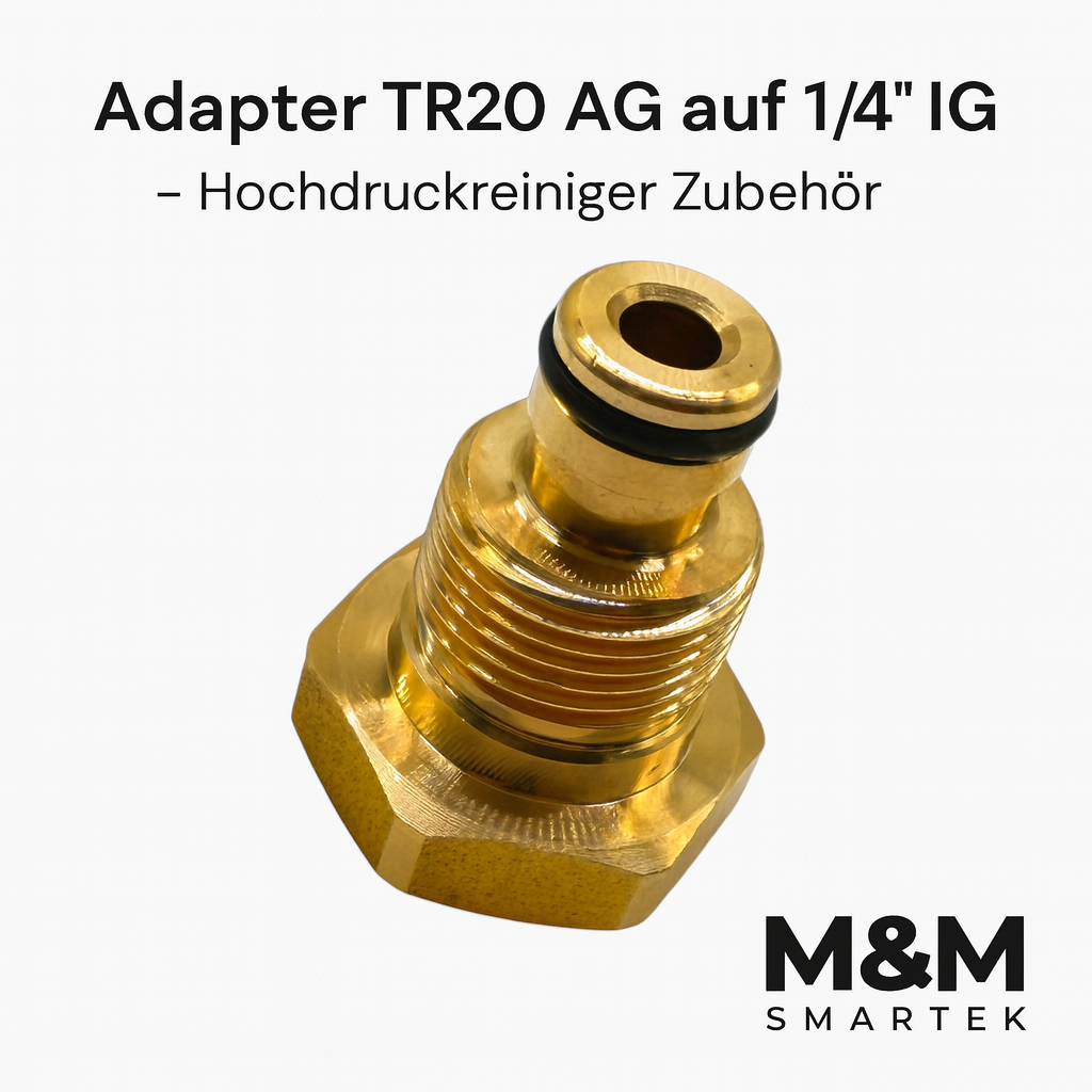Adapter für Kärcher wie K Lock TR20 AG auf 1/4" IG zu Easy!Lock System1