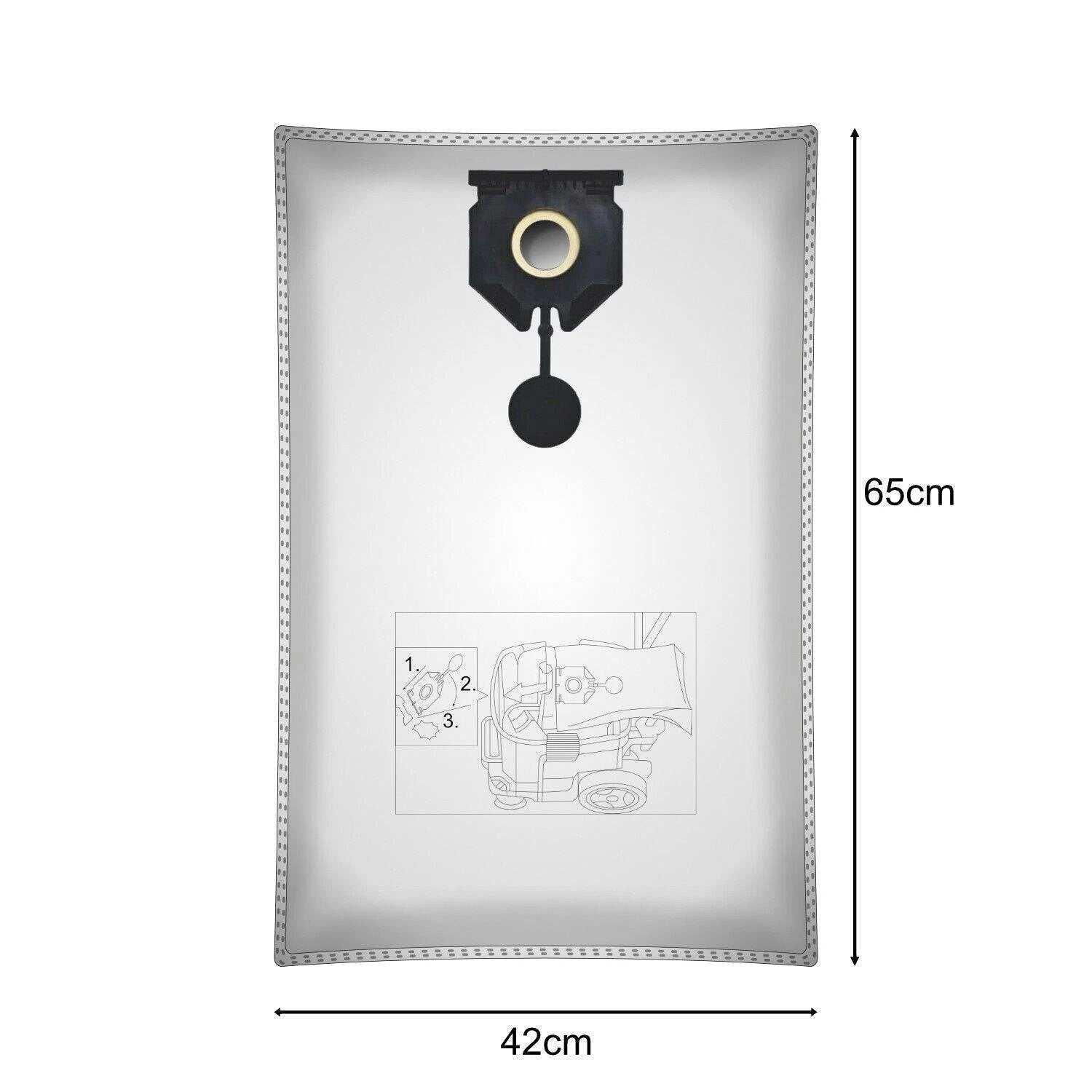 1 Filter & 5 Staubsaugerbeutel geeignet für Kärcher wie 2.889-154.0 NT 30/1 30L - 1-filter-5-staubsaugerbeutel-geeignet-fur-karcher-wie-2-889-154-0-nt-30-1-30l von M&M Smartek®