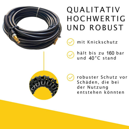 Hochdruckpistole für Kärcher inkl. 5 Meter Schlauch 5 in 1 Düse Schnellkupplung5