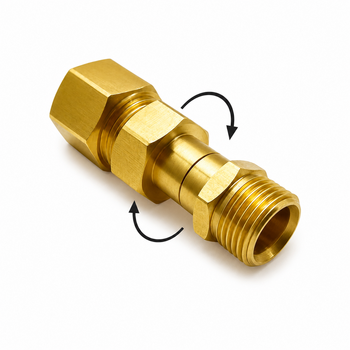 Adapter wie Easy!Lock TR22 Drehgelenk auf M22 x 1,5 AG für Kärcher Hochdruck0