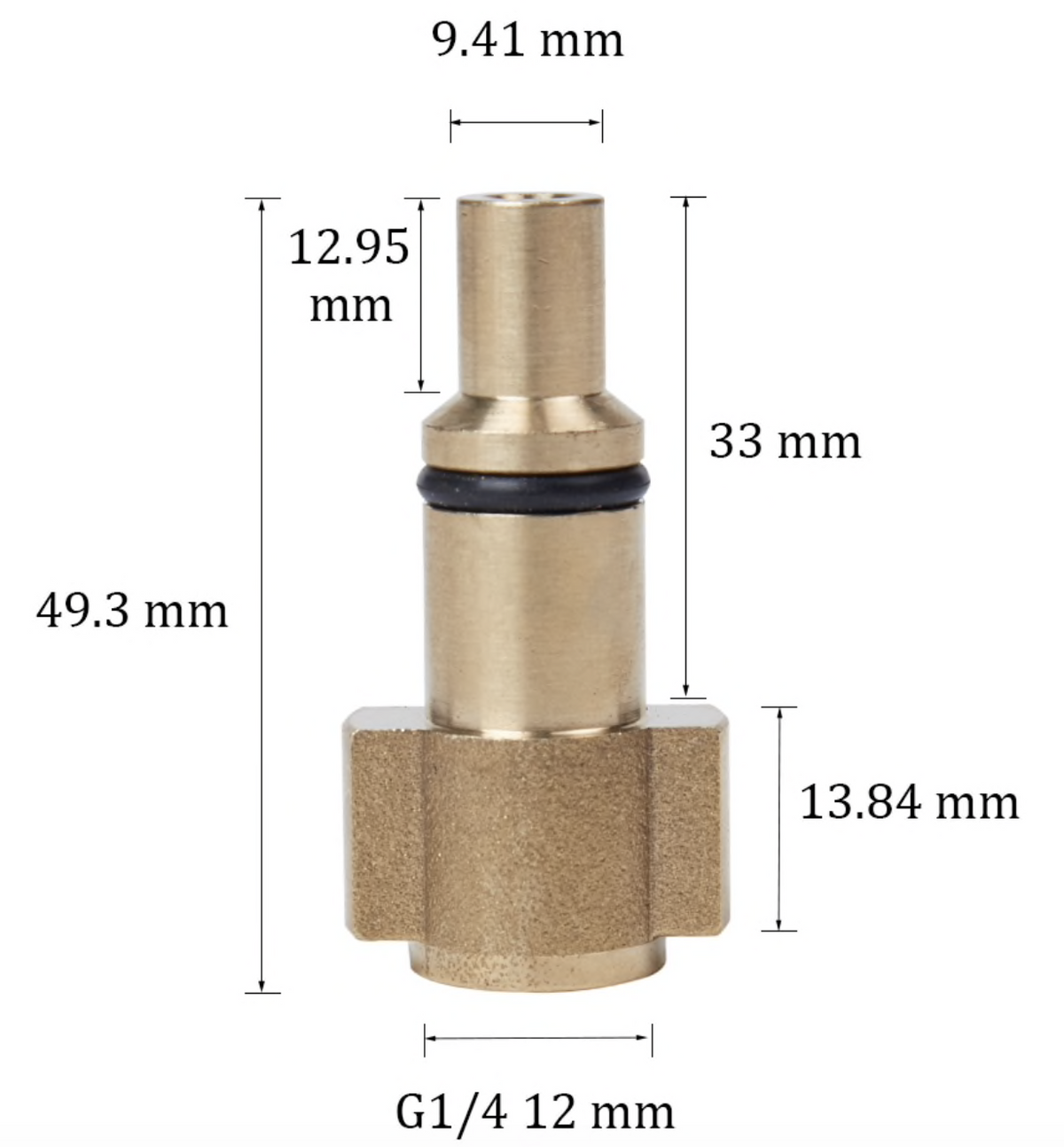 Adapter für Lavor & Parkside & Aldi ab 2015 Ferrex auf M22 x1,5 AG für Kärcher3