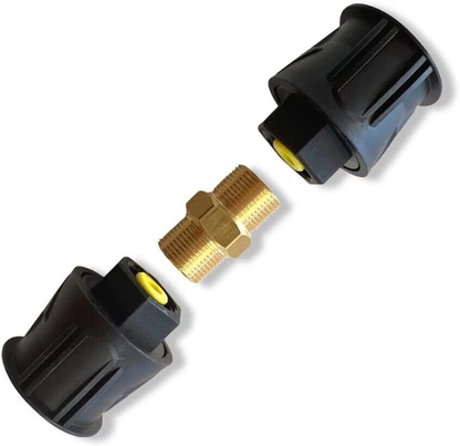 Adapter SET Schlauchverlängerung für Parkside zu Kärcher Click Connect System