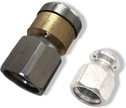 SET Rohrreinigungsdüsen 1/2" 1/4" 1/8" 3/8" starr & rotierend für Rohrreinigung