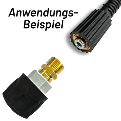 Adapter für Parkside Hochdruckreiniger mit Quick Connect auf M22 Außengewinde2