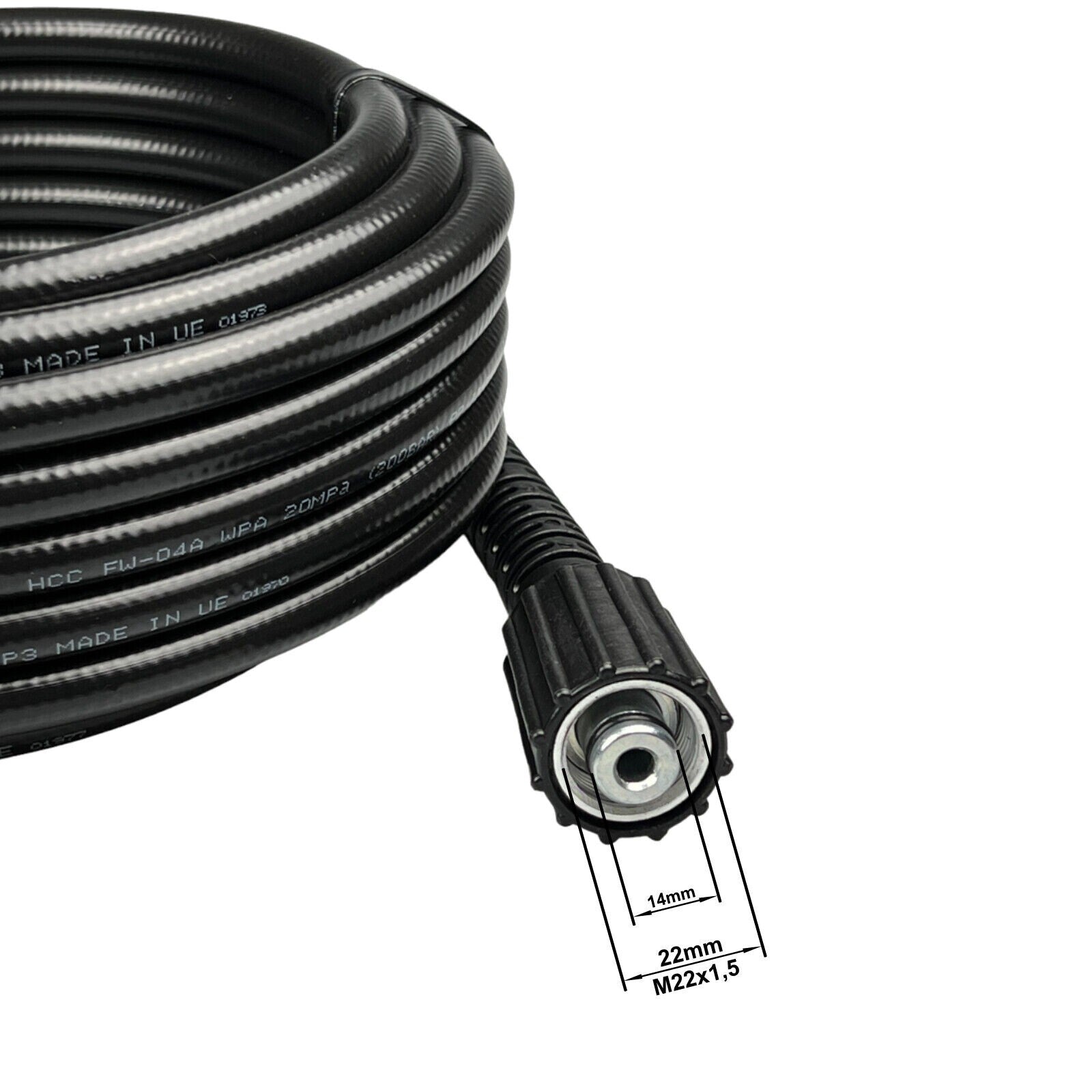 10m Hochdruckschlauch für Kärcher K 5.55 Jubilee & Quick Connect & M22 IG3