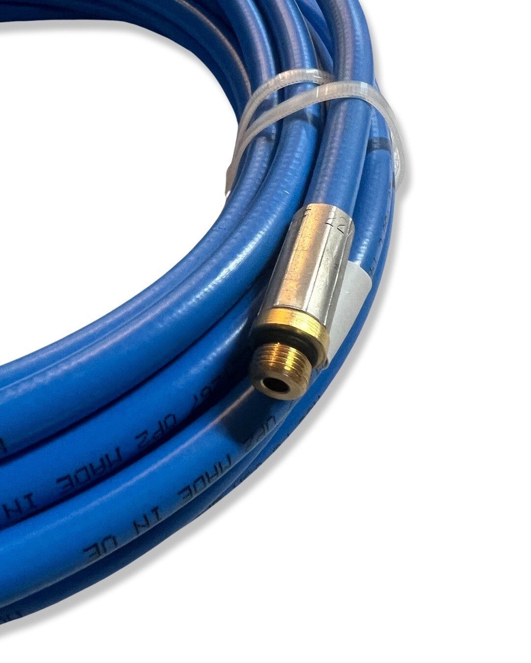 10m Rohrreinigungsschlauch Bajonett   1/8" Gewinde + 2 Düsen 250 bar 60° C NW57
