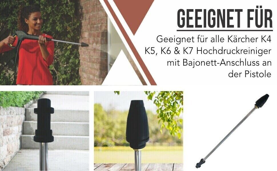 Für Kärcher Dreckfräser K2/K3/K4/K5/K6/K7 170bar Rotordüse Dreckfräse Hochdruck