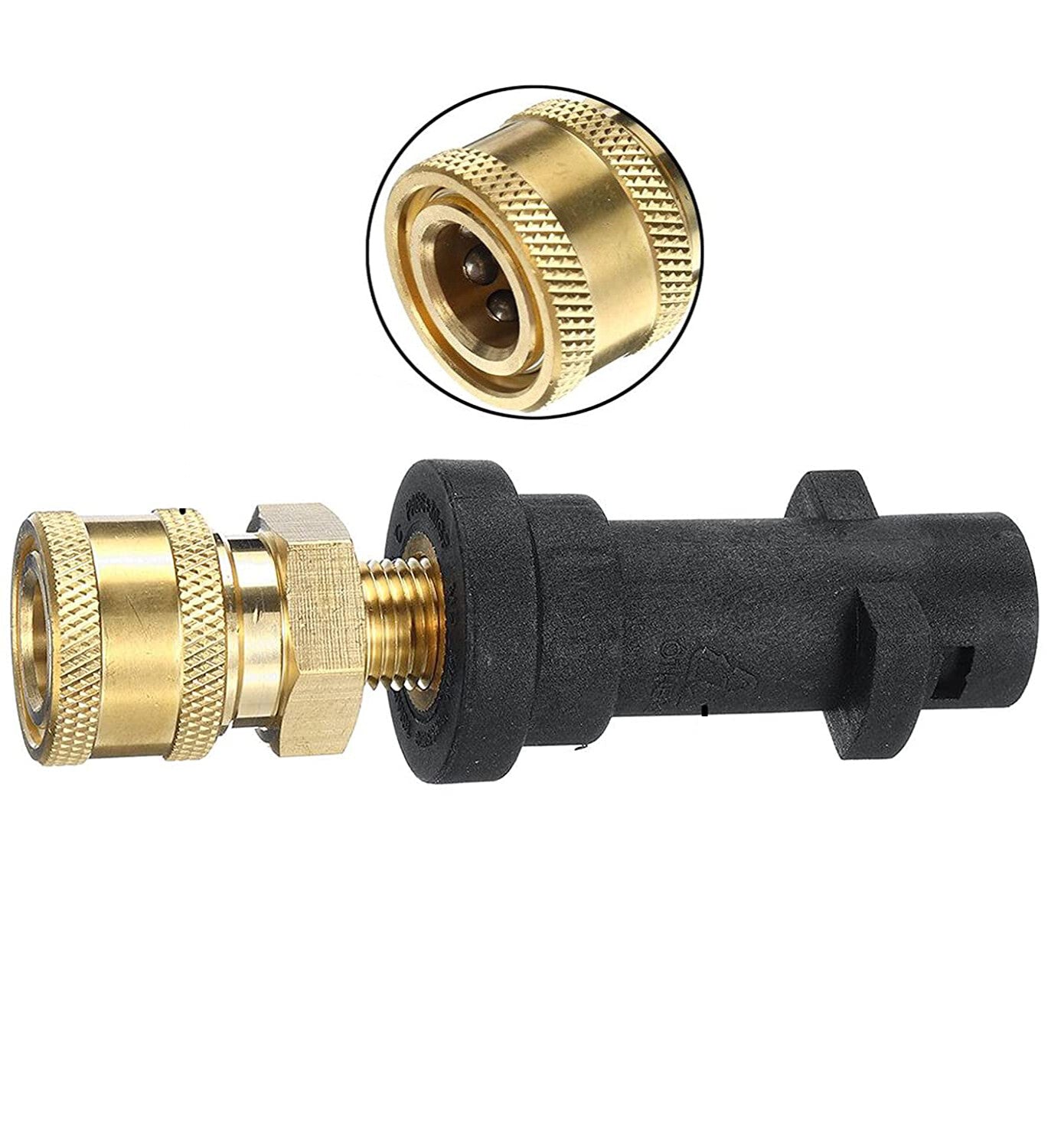 Bajonettadapter für Karcher K2   K7 1/4" Messing Schnellkupplungsanschluss6
