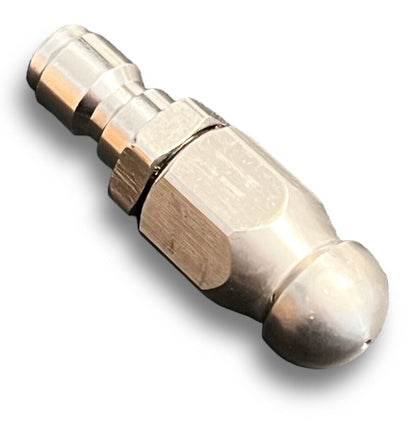 Rohrreinigungsdüse rotierend / starr 1/4" IG für Kärcher Nilfisk Schnellkupplung