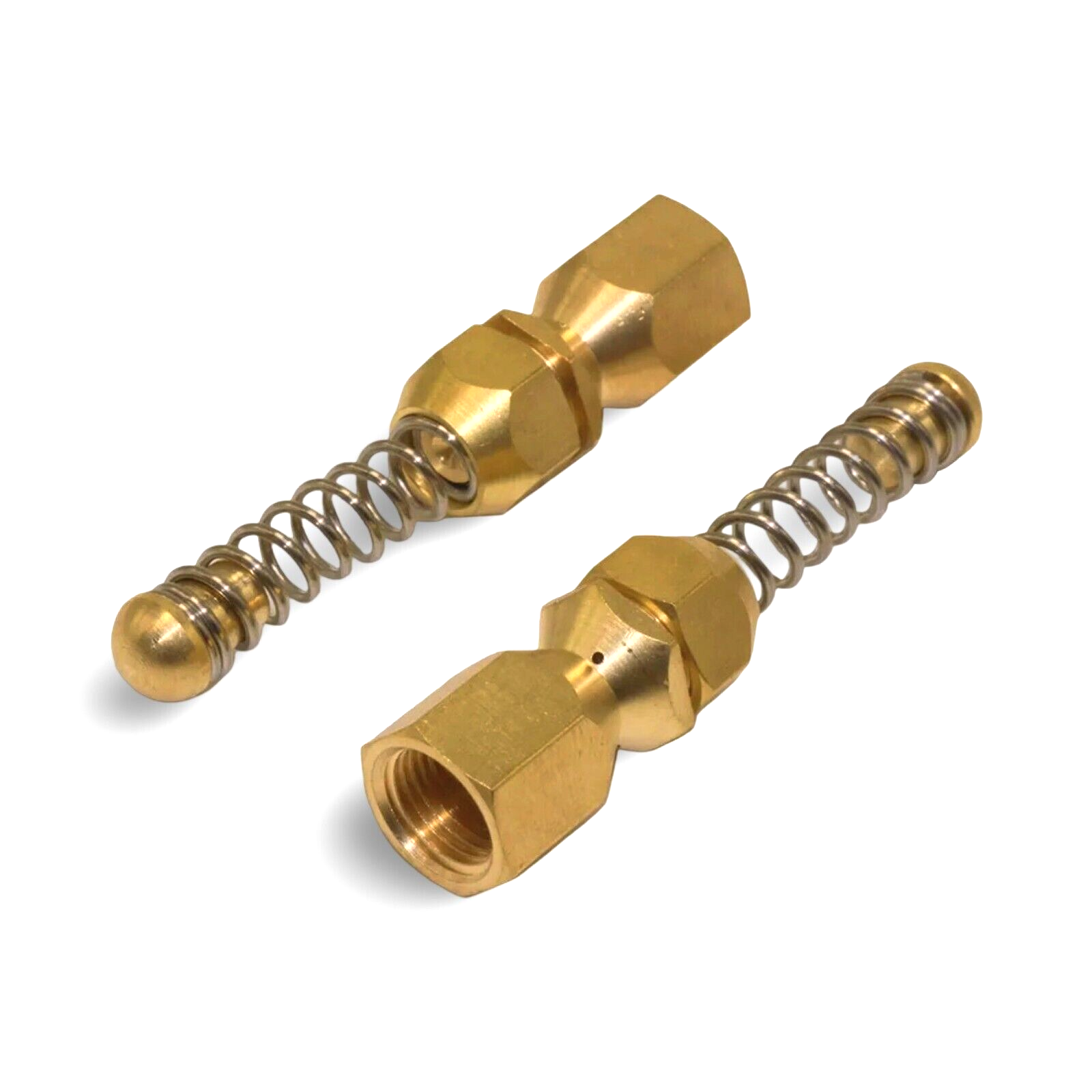 Rohrreinigungsdüse für Kärcher Kränzle 1/8" NEUHEIT Spiral Spiraldüse Feder12