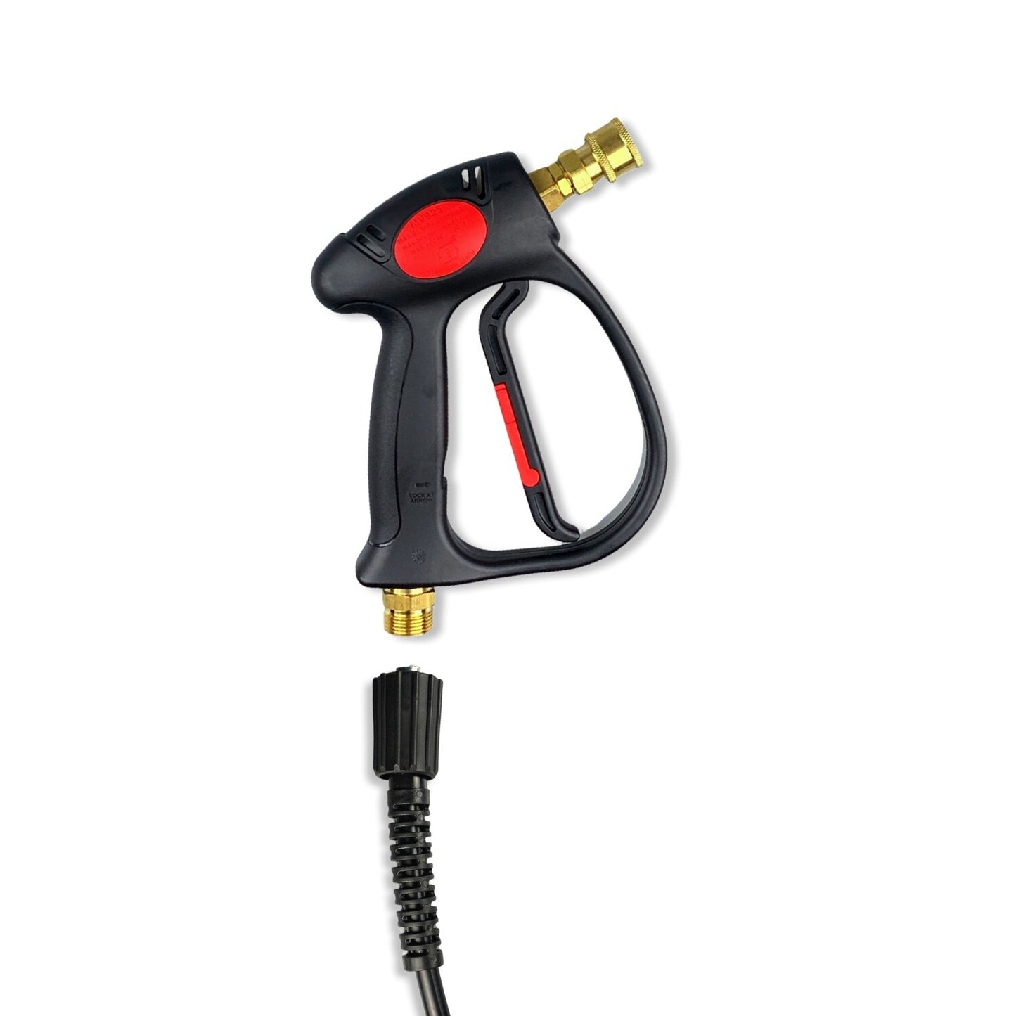 Pistole + Düsen + 1L Schaumlanze + 30M Schlauch für Kärcher HD mit EasyL Adapter5
