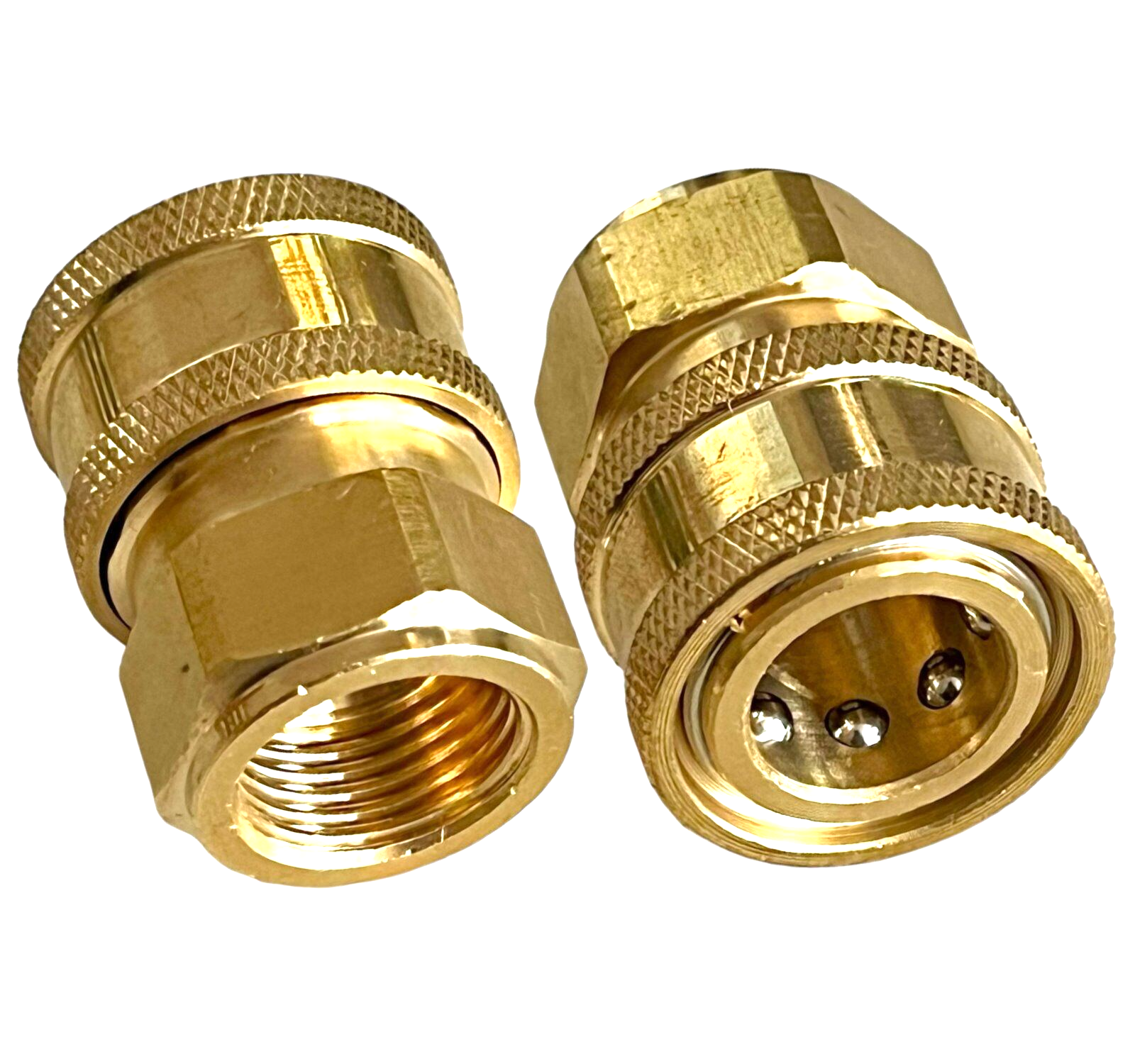 Hochdruckreiniger Schnellkupplung 3/8" mit M18x1,5 IG Verbinder Adapter Kupplung0