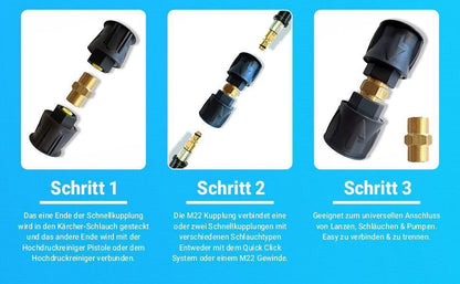 Schnellverschluss für Kärcher Quick Connect Hochdruckreiniger & für Pistole