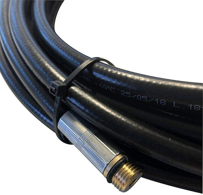 8m Rohrreinigungsschlauch für Kärcher Kränzle + Bajonett Adapter Kupplung Düsen