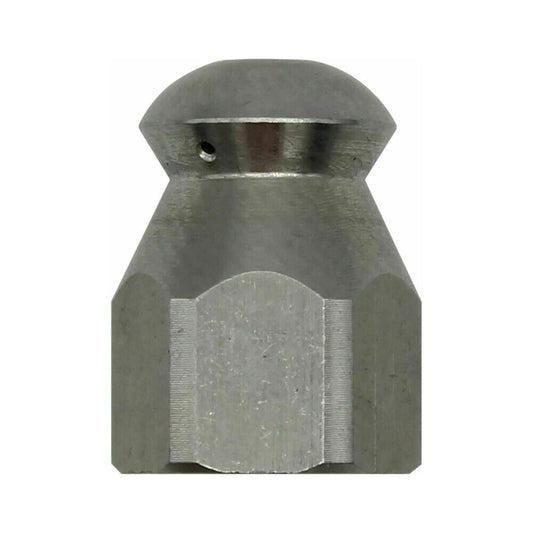 Rohrreinigungsdüse Edelstahl starr 3/8" IG für Kanalreinigung / Raketendüse