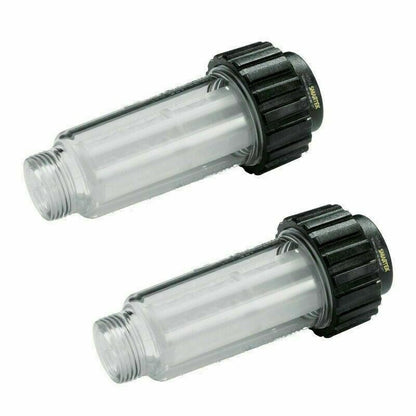 2x Wasserfilter für Kärcher Kränzle Karcher K2 K3 K4 K5 K6 K7 mit 3/4" Gewinde9