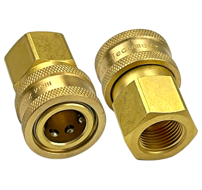 Hochdruckreiniger Schnellkupplung 3/8" mit 3/8" IG Verbinder Adapter Kupplung0
