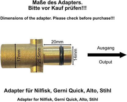 Rohrreinigungsschlauch für Nilfisk GERNI Rohrreiniger Abflussrohr 3 - 50 Meter