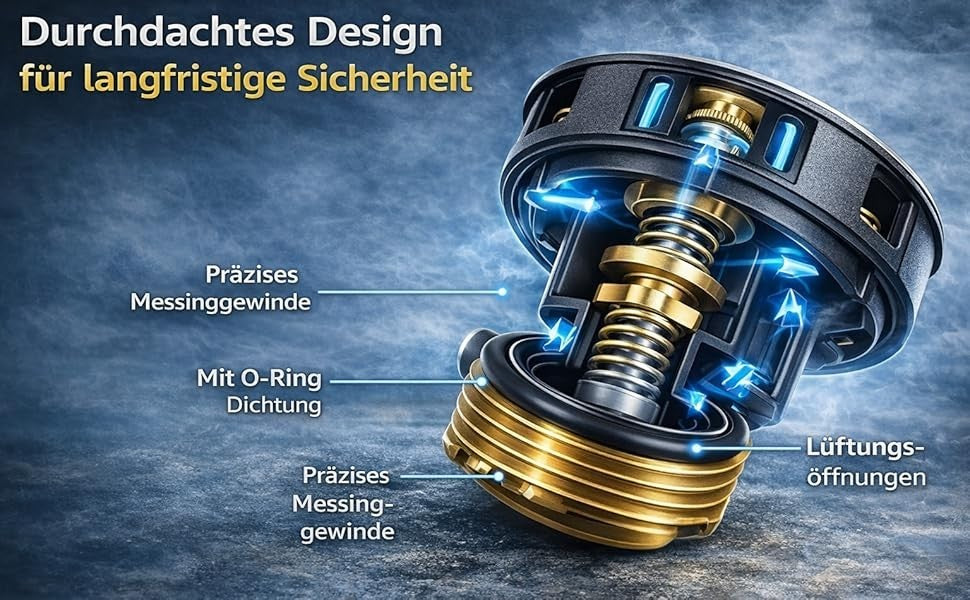 Sicherheits‑Druckverschluss kompatibel zu Kärcher SC 1402 Dampfreiniger KA 4.58013