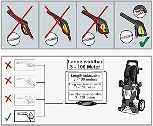 Hochdruckschlauch für Kärcher K2 K3 K4 K5 K6 K7 2.641-721.0 26417210 Quick