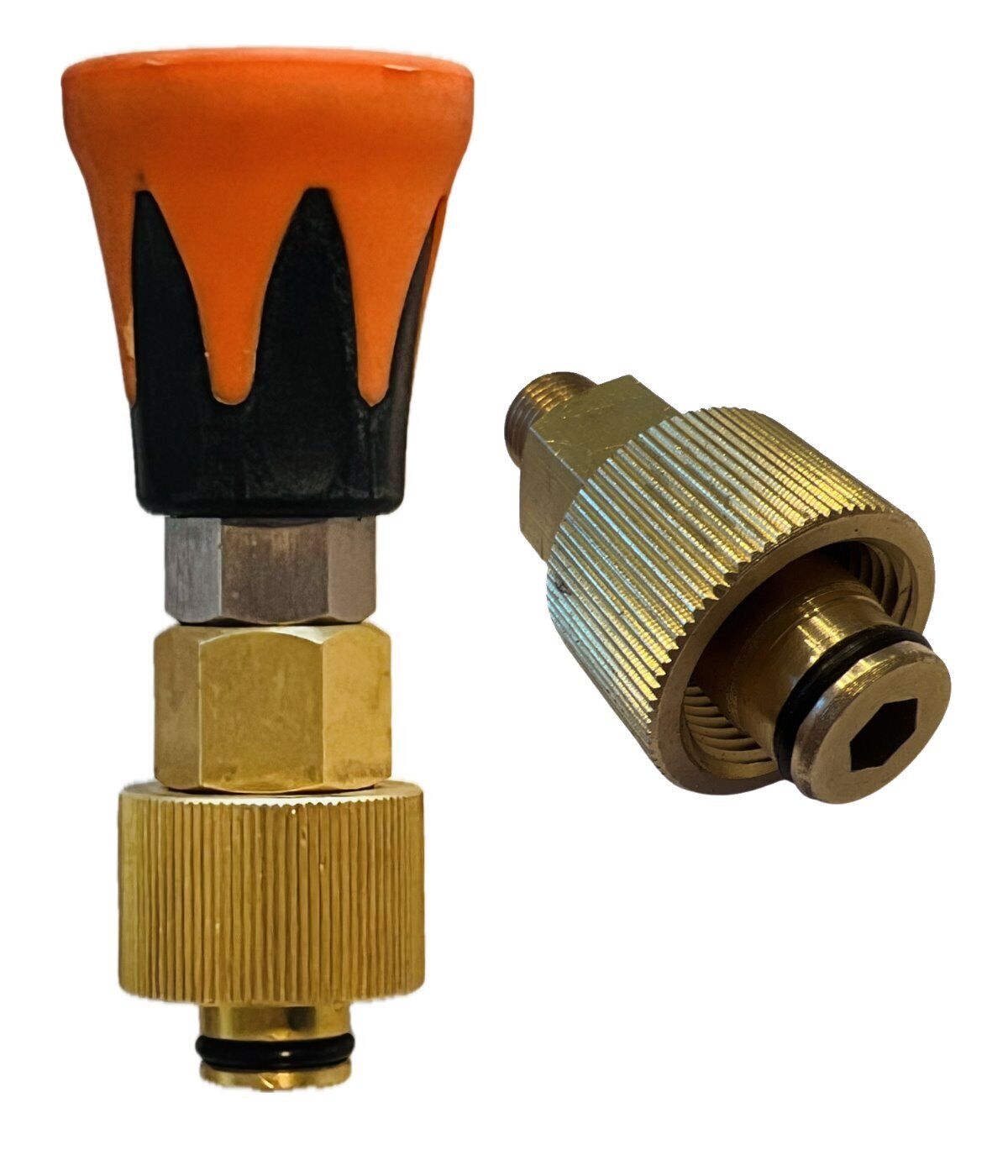 Hochdruck Düse + Schutz für Kärcher Kränzle mit TR22 IG wie EasyLock Adapter