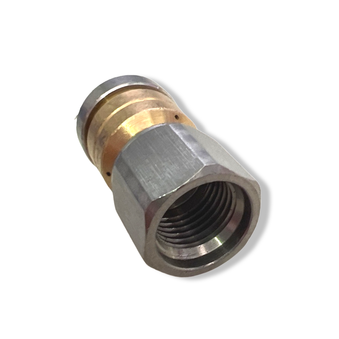 Rotierende Rohrreinigungsdüse 1/4" IG für Kärcher WAP Alto Kränzle Nilfisk etc.