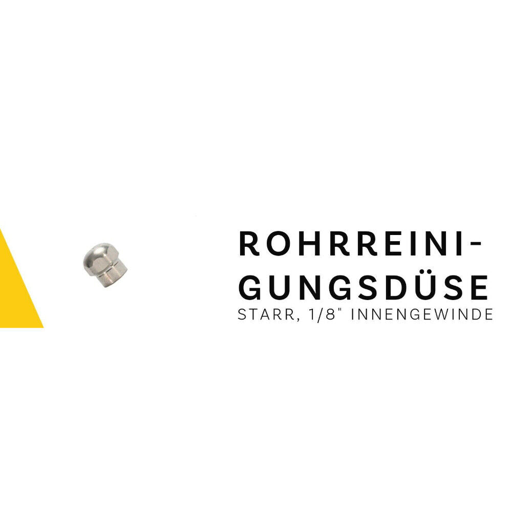 Rohrreinigungsschlauch für Kärcher mit Düse, Bajonett Adapter Hochdruckschlauch
