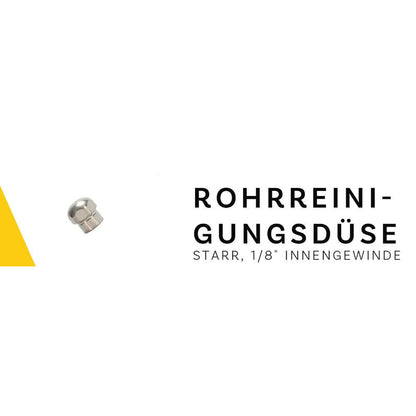 Rohrreinigungsschlauch für Kärcher mit Düse, Bajonett Adapter Hochdruckschlauch