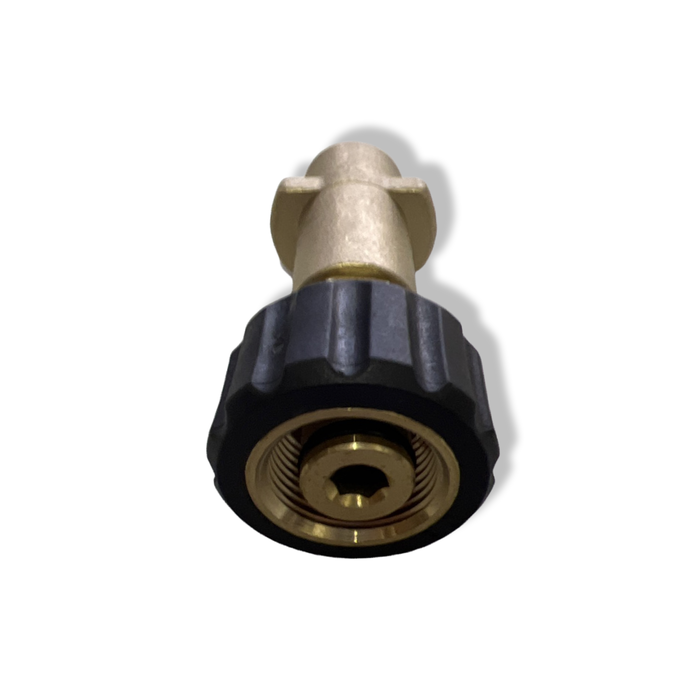 Adapter von M22 Aussengewinde wie z.B. Kränzle auf Kärcher Bajonett Stecknippel